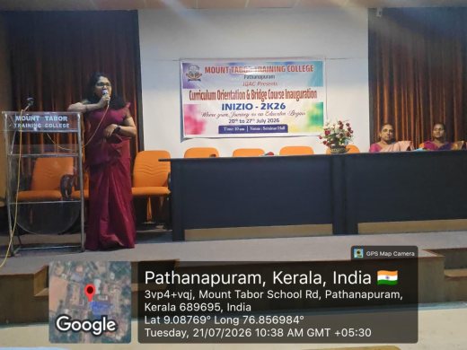 INIZIO 2K26 - Curriculum Orientation & Bridge Course Inauguration, 21 July 2026